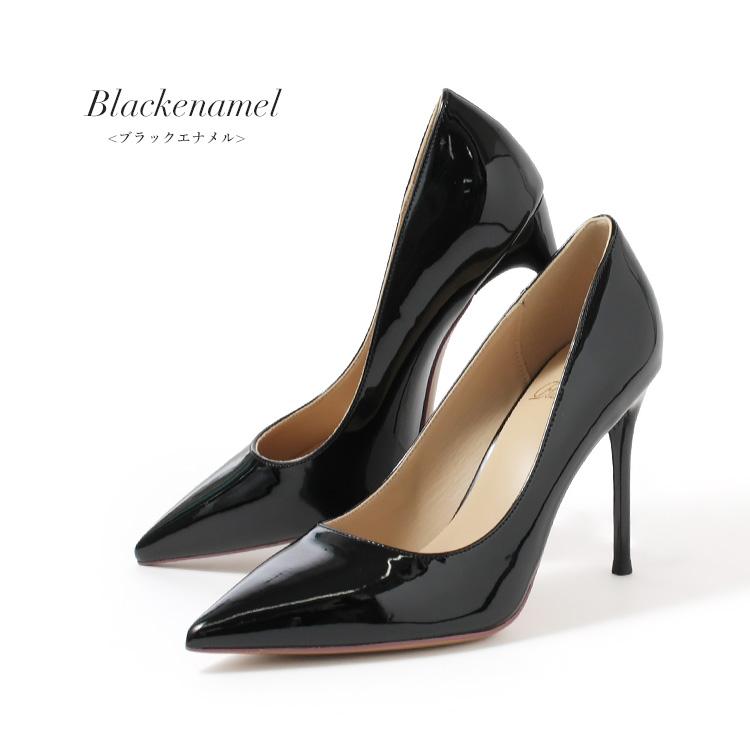 パンプス ヒール10cm ハイヒール 極細ヒール ポインテッドトゥ