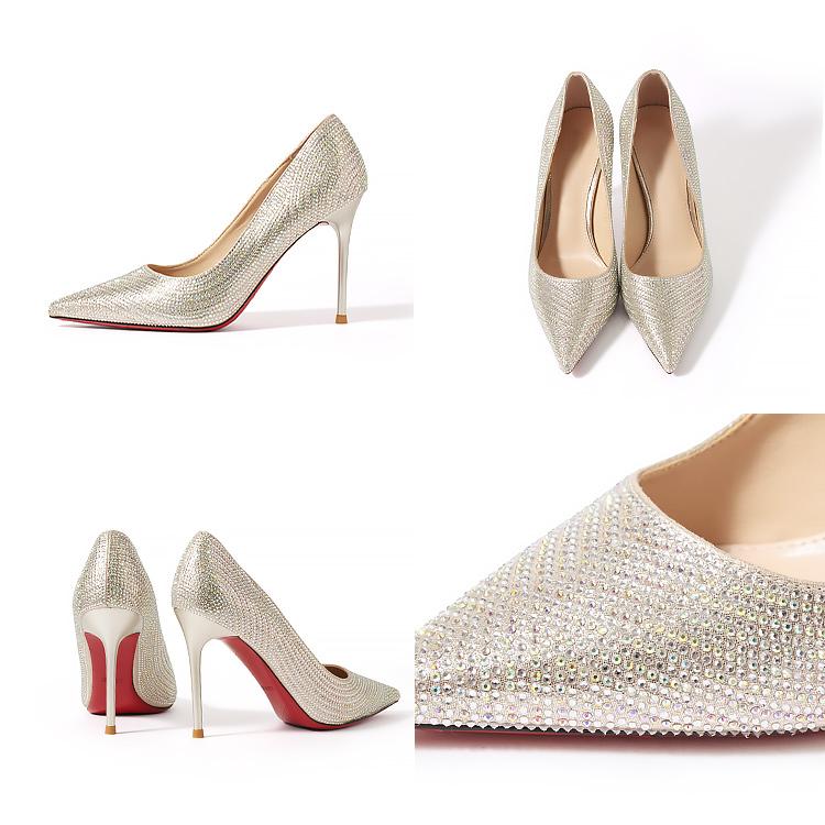 SALE パンプス 9cmヒール 極細ピンヒール プラチナドゥ 2920a