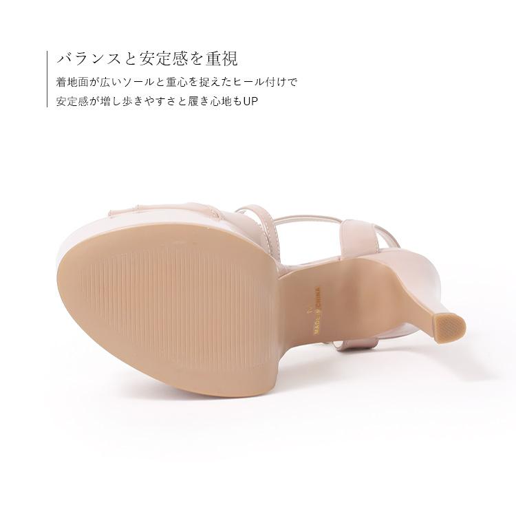 15cmヒール サンダル 厚底 ハイヒール ピンヒール 9009 : ハイヒール