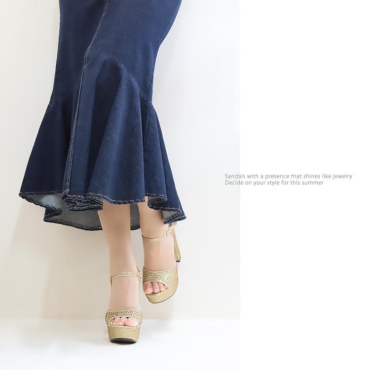 SALE サンダル プラットフォーム ハイヒール 13cmヒール 69798 SALE サンダル プラットフォーム ハイヒール 13cmヒール 69798