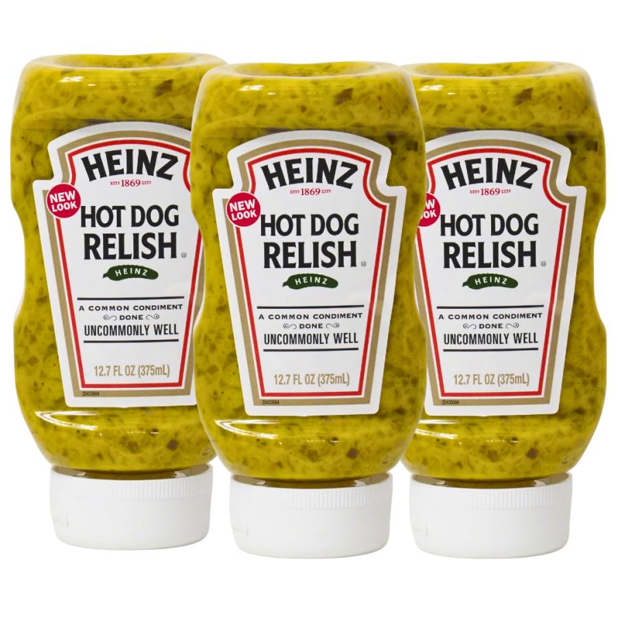 HEINZ（ハインツ） ホットドッグレリッシュ 400g 3本セット : イルカ堂