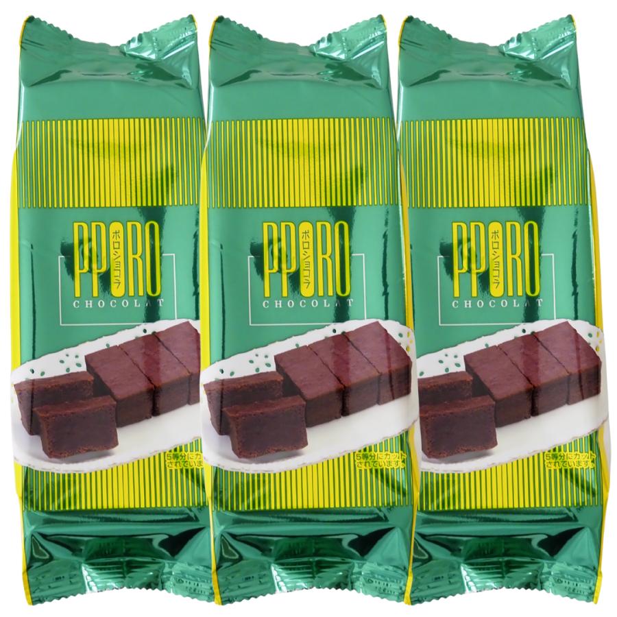 ラグノオ ポロショコラ 1本 入り 3袋 セット 濃厚チョコレートケーキ