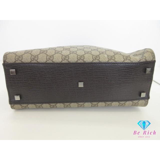 GUCCI（グッチ） トートバッグ 91249 GG スプリーム ブラウン ベージュ