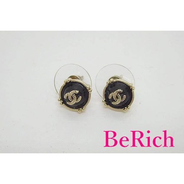 シャネル CHANEL ココマーク スタッド ピアス ブラック 黒 ゴールド ドーム ラウンド CC ロゴ ジュエリー アクセサリー  【中古】ba1838 :ba1838:ビーリッチヤフー店 - 通販 - Yahoo!ショッピング