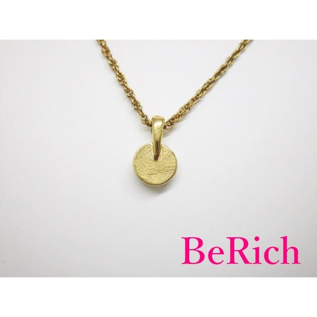 ニナリッチ NINA RICCI ラインストーン 付 NR ロゴ ネックレス ペンダント ゴールド シルバー メッキ GP ジュエリー 【中古】 ba2150｜be-rich0112｜03