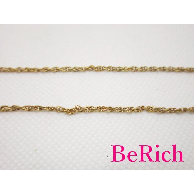 ニナリッチ NINA RICCI ラインストーン 付 NR ロゴ ネックレス ペンダント ゴールド シルバー メッキ GP ジュエリー 【中古】 ba2150｜be-rich0112｜05