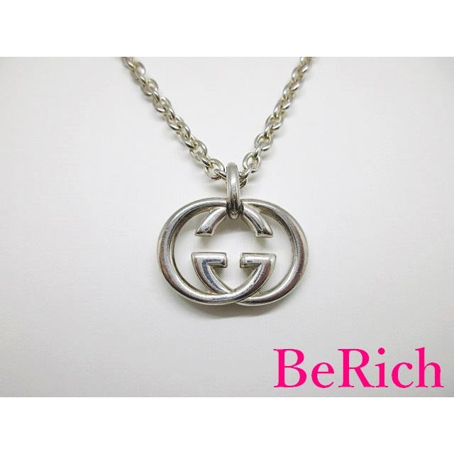 GUCCI グッチ インターロッキング ダブルG ロゴ ペンダント ネックレス GUCCI グッチ インターロッキング ダブルG ロゴ ペンダント