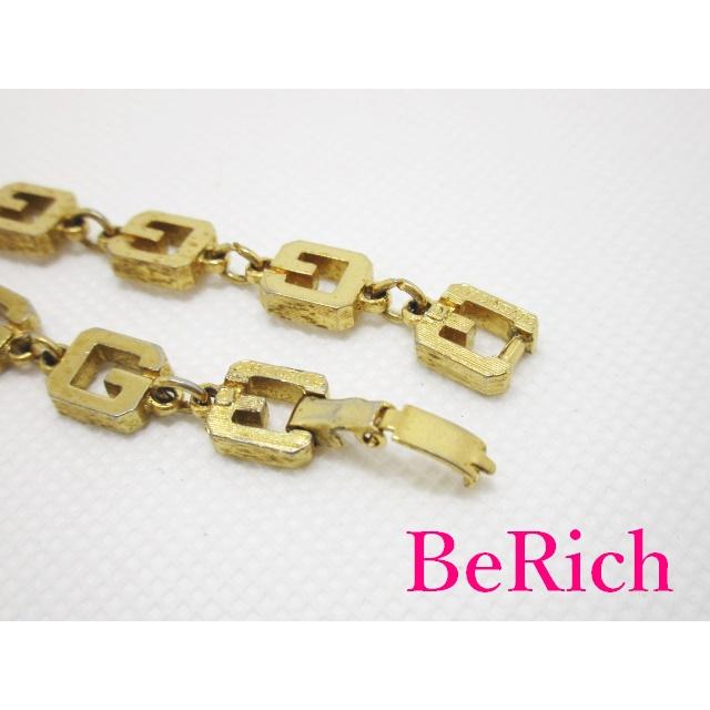 ジバンシィ GIVENCHY G ロゴ ネックレス ペンダント ゴールド GP メッキ ジュエリー アクセサリー ジバンシー  【中古】 ba2176｜be-rich0112｜03