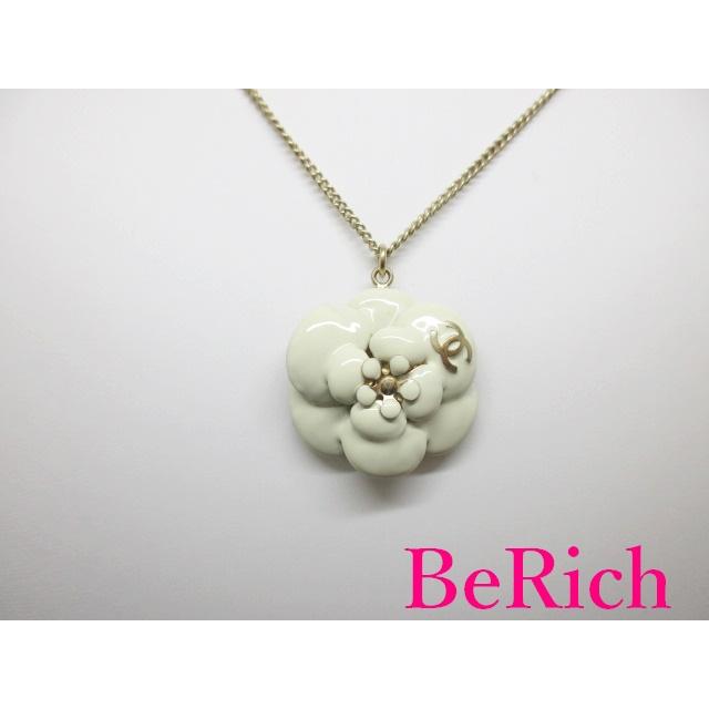 CHANEL シャネル カメリア ネックレス ペンダント ゴールド 白 CHANEL シャネル カメリア ネックレス ペンダント ゴールド 白