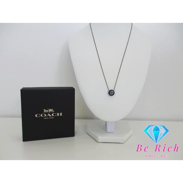 COACH（コーチ） セミプレシャス クリスタル ネックレス シルバー