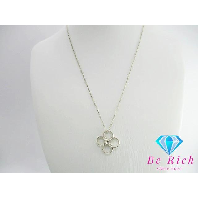 美品 TIFFANY ネックレス クアドロフォリオ エルサペレッティ sv925 TIFFANY&Co.（ティファニー） エルサ ペレッティ クアドロ フォリオ