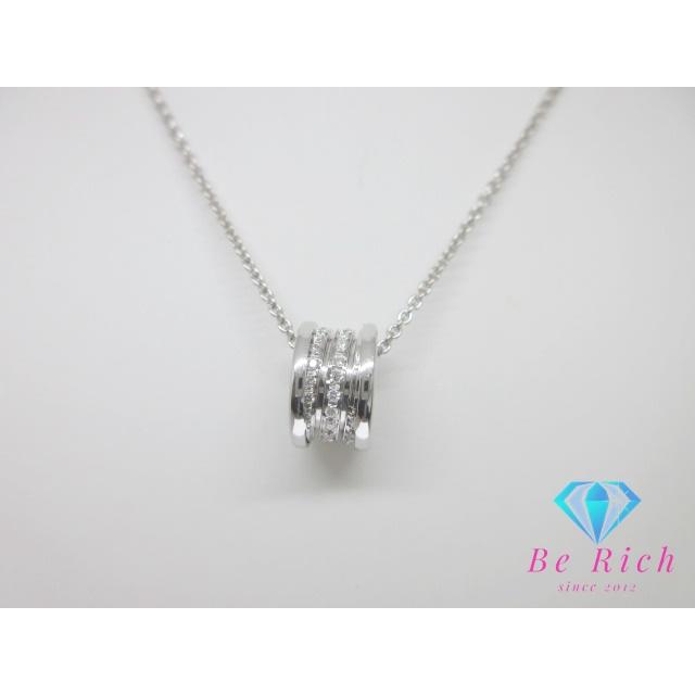ブルガリ b-zero1 ダイヤ ビーゼロワン ネックレス K18 750WG