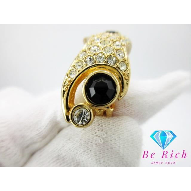 クリスチャン ディオール Christian Dior ラインストーン 付 デザイン イヤリング ゴールド メッキ ヴィンテージ【中古】ba2885 | Christian Dior | 04