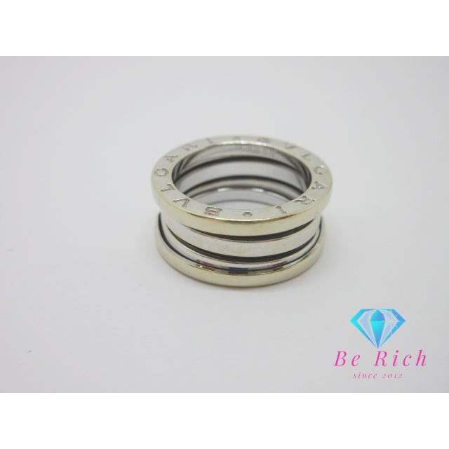 ブルガリ BVLGARI B-zero1 3バンド リング 指輪 #50 9号 750 WG K18 18