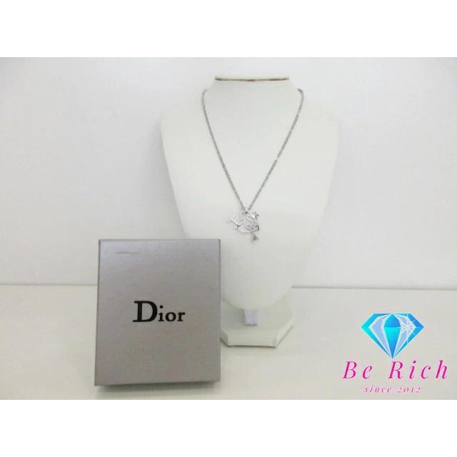 クリスチャン ディオール Christian Dior アイラブ ディオール ハート モチーフ ネックレス ペンダント シルバー メッキ 【中古】 ba3092_7
