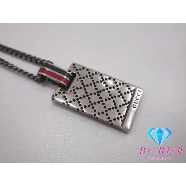 GUCCI（グッチ） ディアマンテ ロゴ プレート ネックレス ペンダント