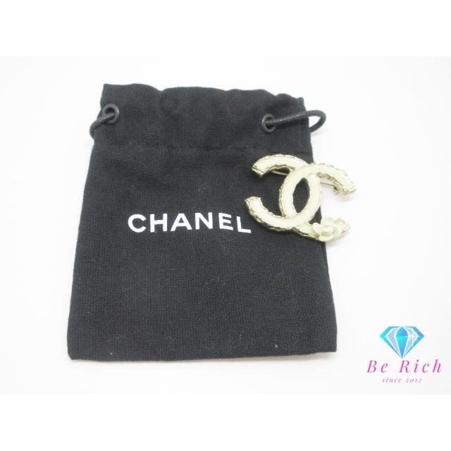 CHANEL（シャネル） ココ マーク カメリア 付 ブローチ A12A ゴールド