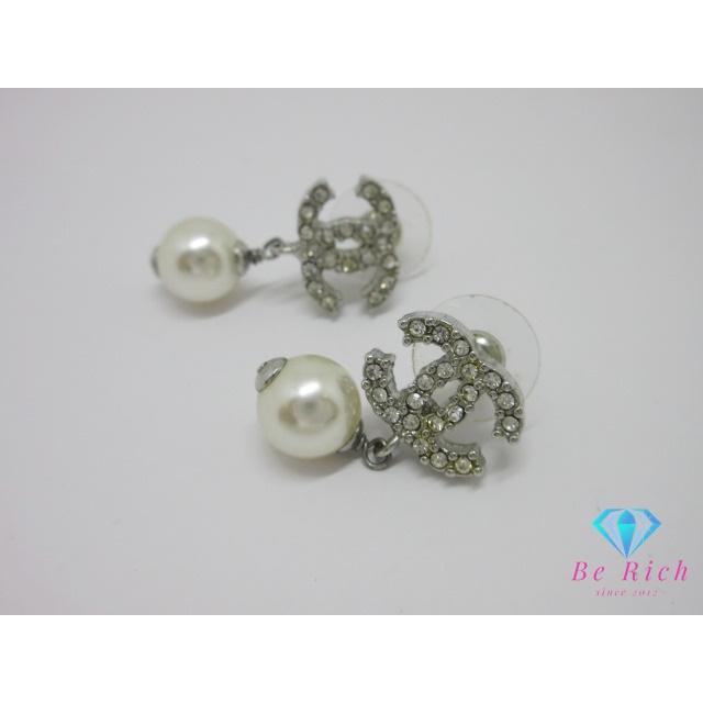 CHANEL（シャネル） ココマーク フェイクパール ラインストーン 付