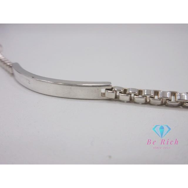 ティファニー TIFFANY ベネチアンチェーン IDブレスレット Ag925