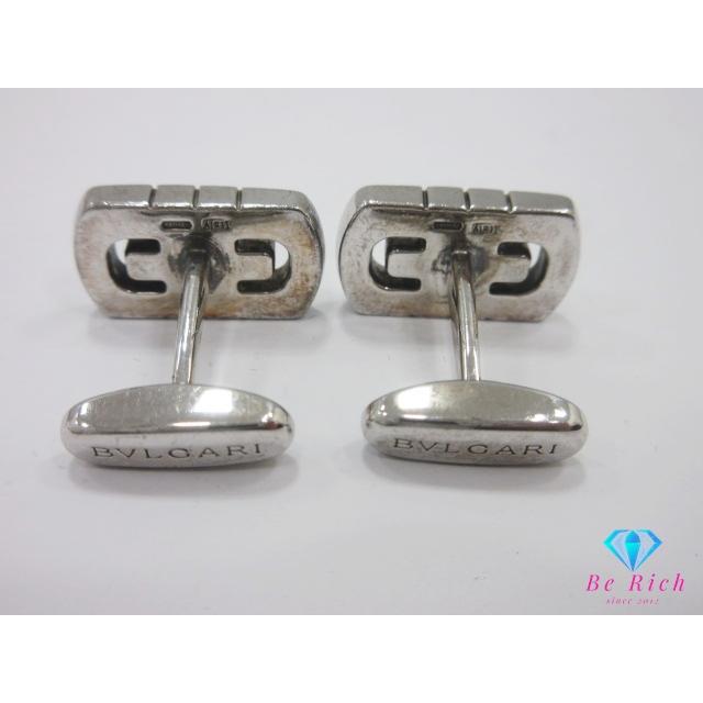 パレンテシ ブルガリ BVLGARI カフス シルバー SILVER 925 ロゴ