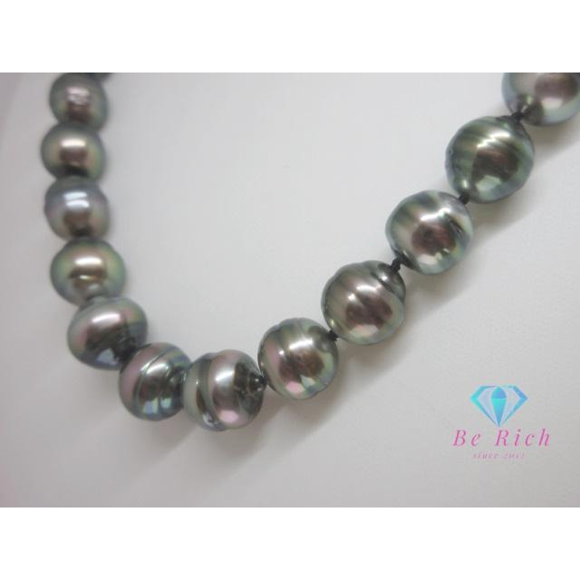 田崎真珠 TASAKI 黒蝶真珠 ペンダントトップ K18 WG パール10mm TASAKI（タサキ） 田崎真珠 黒蝶 真珠 10 - 13mm 珠 バロック パール