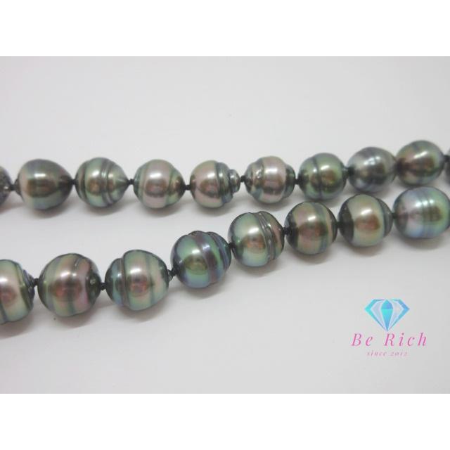 TASAKI（タサキ） 田崎真珠 黒蝶 真珠 10 - 13mm 珠 バロック パール