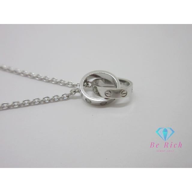 LOVE（Cartier） カルティエ Cartier ベビー LOVE ネックレス ホワイト