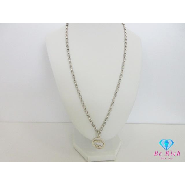GUCCI グッチ - GUCCI SV925 シルバー ネックレス インターロッキング　G グッチ GUCCI インターロッキングG ネックレス ネックレス アクセサリー