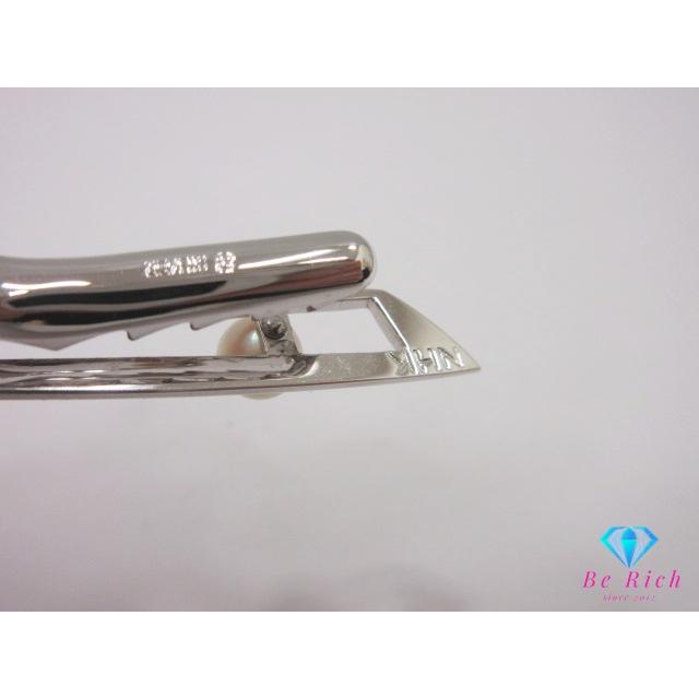 0226-059 ミキモト シルバー ネクタイピン パール 真珠 SILVER 箱付き MIKIMOTO（ミキモト） MIKIMOTO SILVER シルバー パール 付 ネクタイ