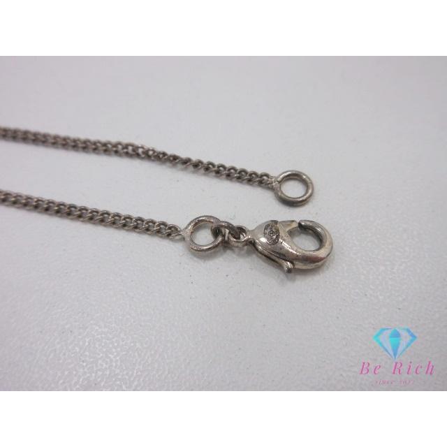 CHANEL（シャネル） ライン ストーン 付 ロゴ ネックレス シルバー