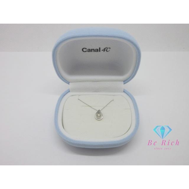 Canal 4℃ ネックレス pt850刻印 Canal4℃ Canal 4℃ カナル ヨンドシー pt850 ダイヤモンド 付