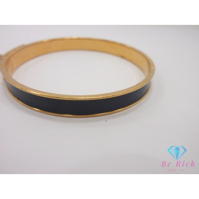HERMES（エルメス） ケリー バングル カデナ ゴールド 黒 ブラック