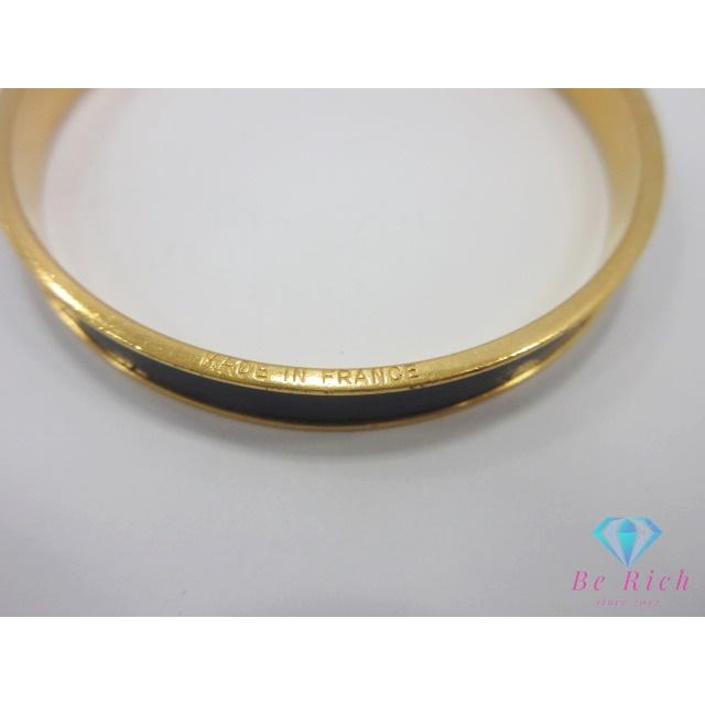 HERMES（エルメス） ケリー バングル カデナ ゴールド 黒 ブラック