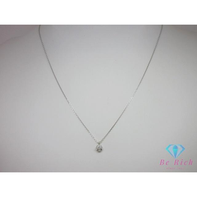 4℃（ヨンドシー） K10 WG ダイヤモンド 付 ネックレス ペンダント 