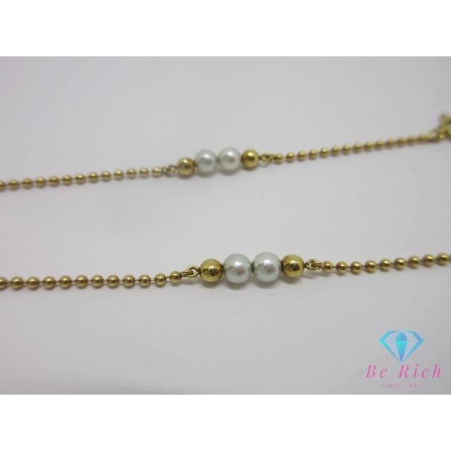 MIKIMOTO（ミキモト） MIKIMOTO K18 YG ベビーパール 真珠 3mm 珠 付