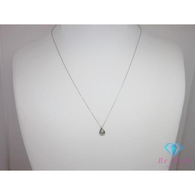 4℃（ヨンドシー） pt850 ダイヤモンド 付 デザイン ネックレス