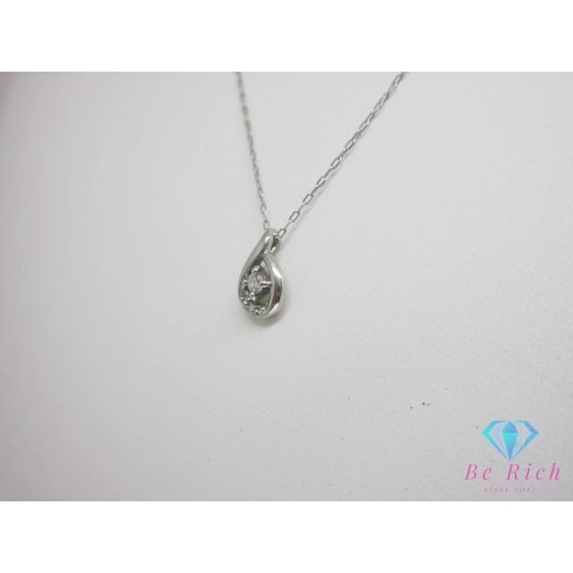 4℃（ヨンドシー） pt850 ダイヤモンド 付 デザイン ネックレス