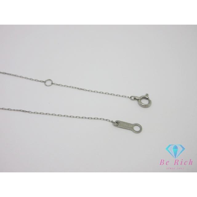 4℃（ヨンドシー） pt850 ダイヤモンド 付 デザイン ネックレス