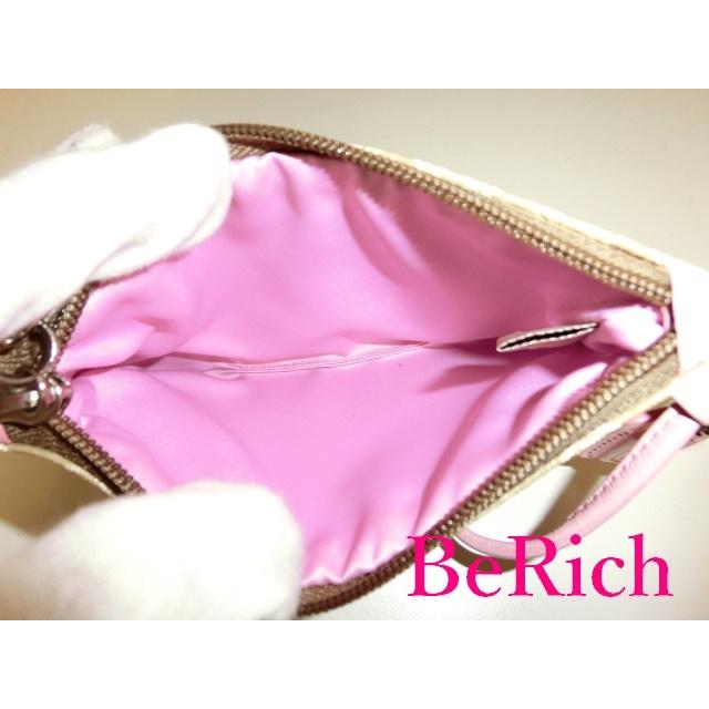 COACH（コーチ） 美品 マルチ ケース ハンド ポーチ ドット オプアート