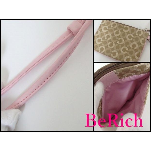 【新品同様】 COACH ポーチ マルチケース ハンドストラップ 限定コラボ品 COACH（コーチ） 美品 マルチ ケース ハンド ポーチ ドット オプアート