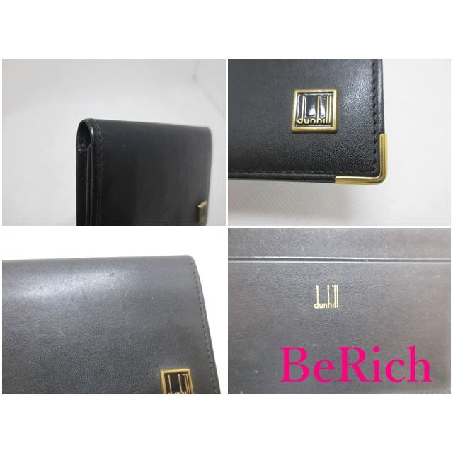 dunhill ダンヒル 名刺入れ カードケース ブラック 黒 レザー dunhill ダンヒル 名刺入れ カードケース ブラック 黒 レザー