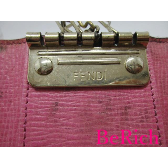 FENDI フェンディ 8AP079 6連 キーケース 茶 ブラウン PVC FENDI フェンディ 8AP079 6連 キーケース 茶 ブラウン PVC