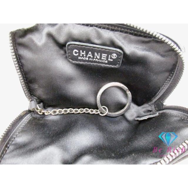 CHANEL（シャネル） キーリング 付 ミニ ポーチ ブラック 黒 ニュー