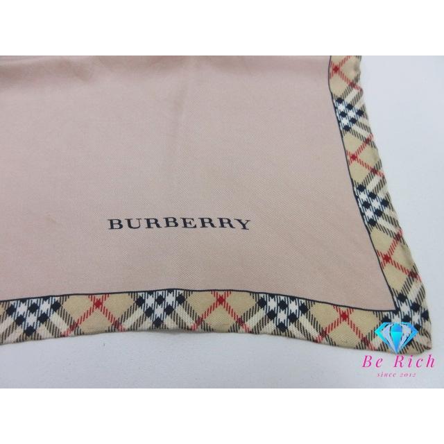 美品 バーバリー BURBERRY スカーフ ベージュ チェック柄 シルク 絹 ロゴ シルク 絹 ストール 巻物 小物 婦人 レディース 【中古】bc2211 | BURBERRY | 01