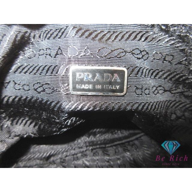PRADA（プラダ） キルティング ポーチ MV599 ピンク ナイロン ロゴ