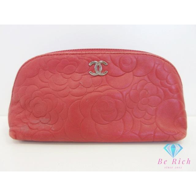 CHANEL シャネル　カメリア　化粧・メイクポーチ　財布 オンライン で 販売ファッション - CHANEL シャネル カメリア 化粧