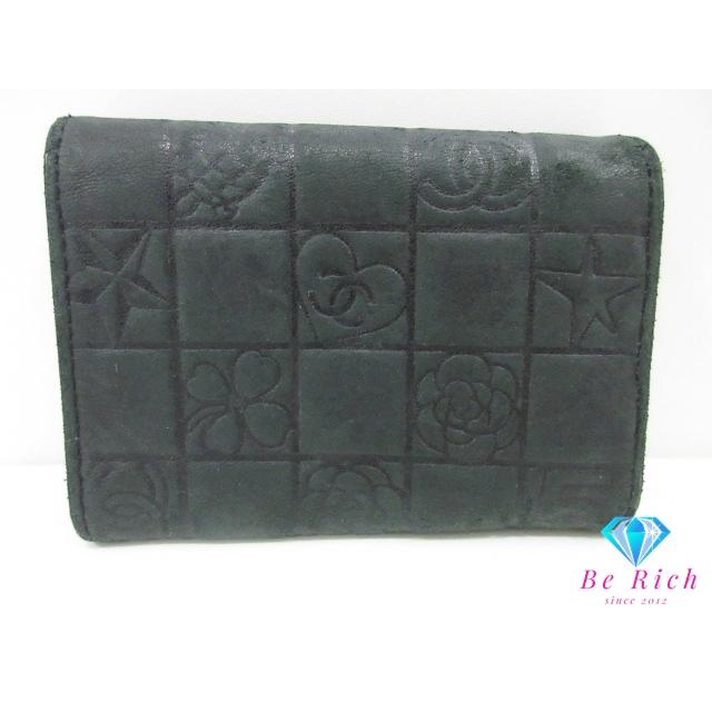 CHANEL ラムスキン 6連　黒 ココマーク　キーケース CHANEL - 6連フック/ココマークの 黒 - キーケース CHANEL(シャネル) 小物