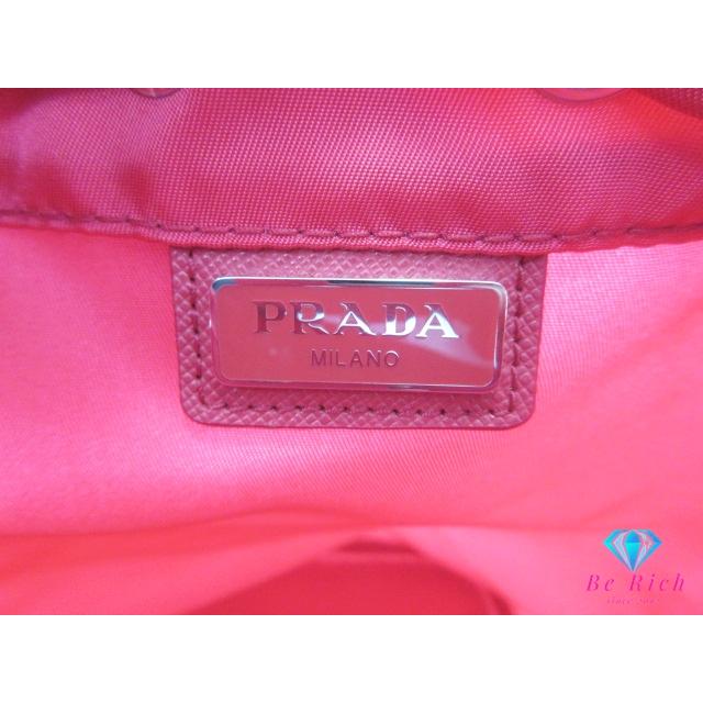 【未使用】PRADA ポーチ 1N0693 ナイロン ピンク Gカード 未使用】PRADA ポーチ 1N0693 ナイロン ピンク Gカード PRADA ピンク