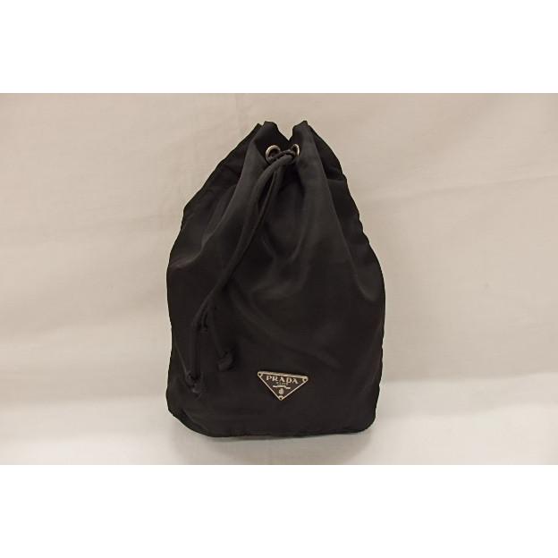 プラダ Prada 巾着 ポーチ ナイロン ブラック 黒 小物入れ 中古 Bh1160 Bh1160 ビーリッチヤフー店 通販 Yahoo ショッピング