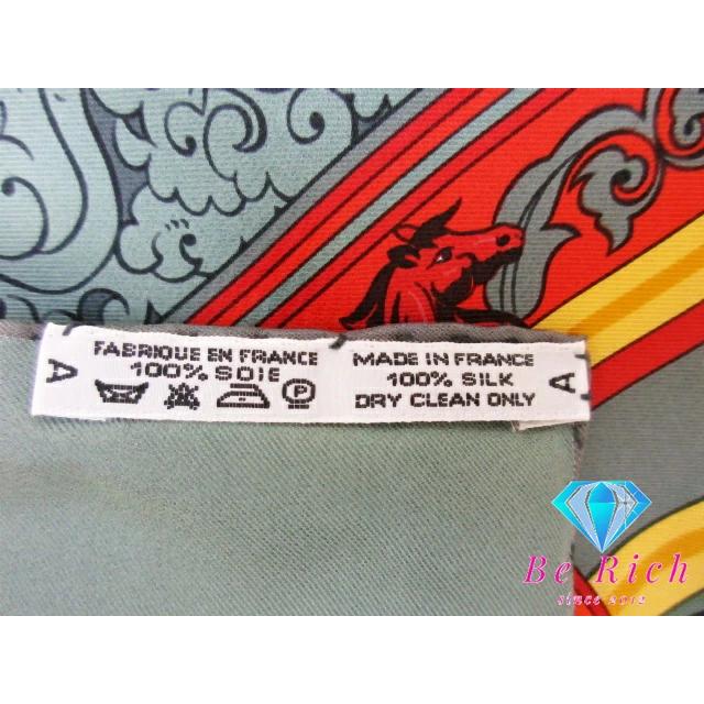 HERMES（エルメス） 美品 カレ 90 スカーフ ANIMAUX SOLAIRES 太陽の